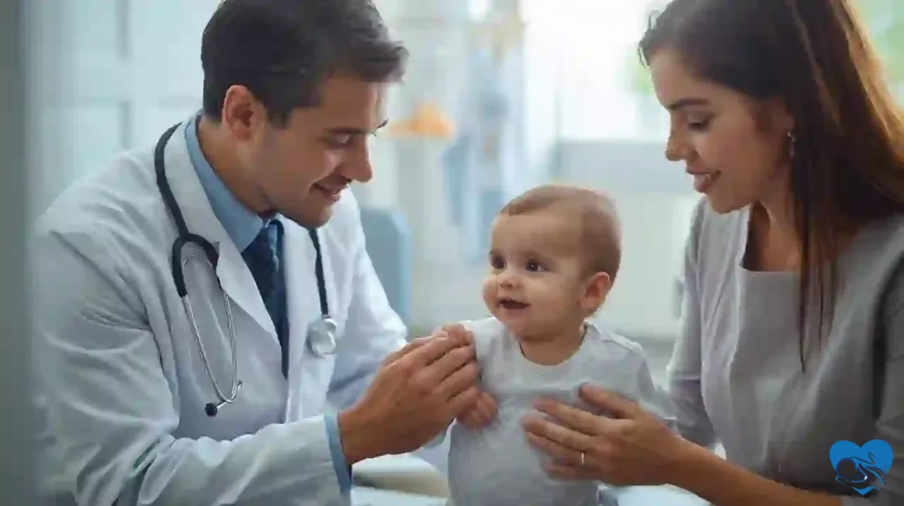 Pediatric care in Brazil with an expat family at a well-child visit