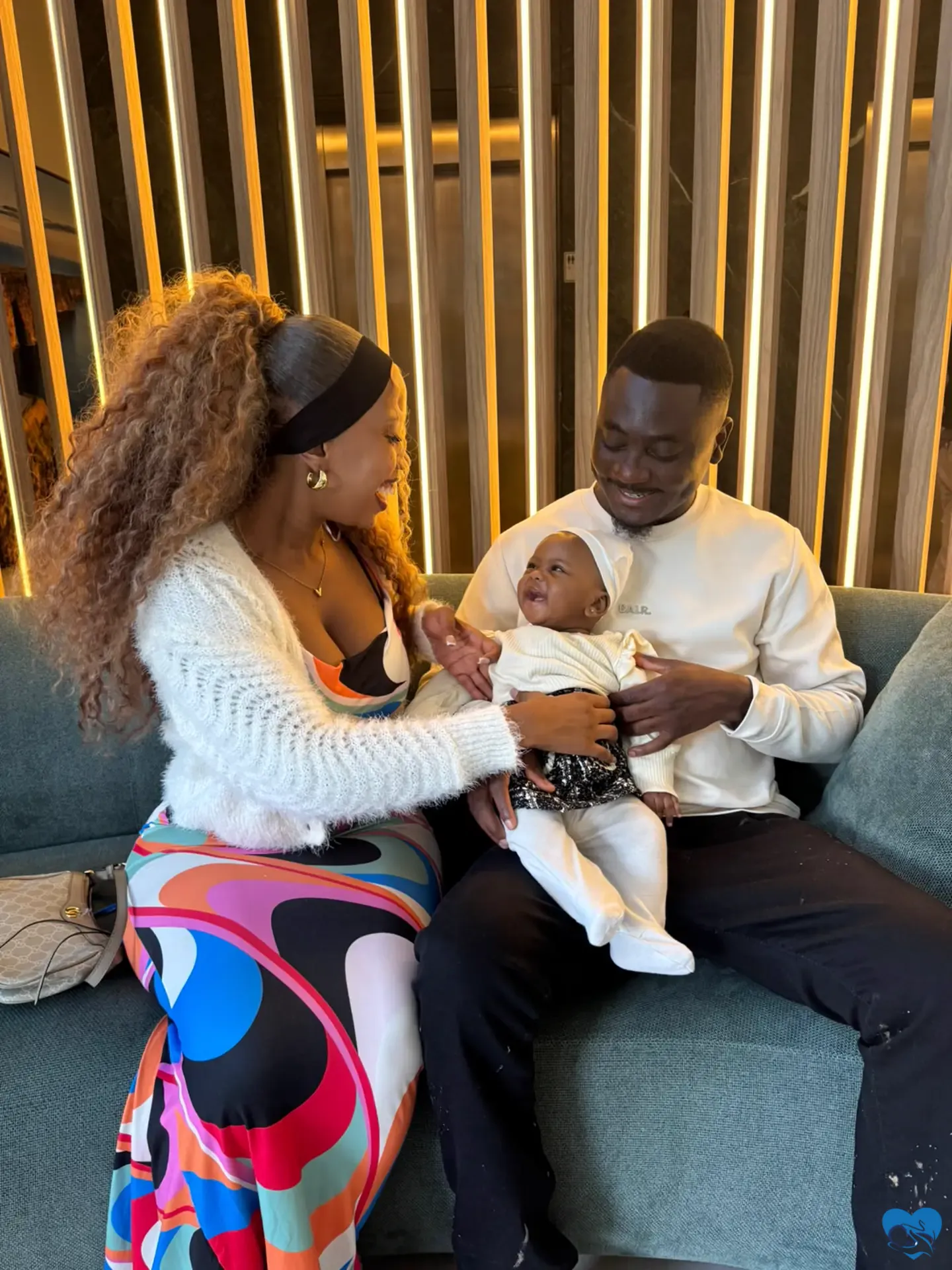 Foreign parents with their baby after giving birth in Brazil with BabyInBrazil support